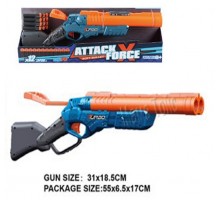 Ружье Бластер 31 см с мягкими патронами на присосках 12 шт. (333)