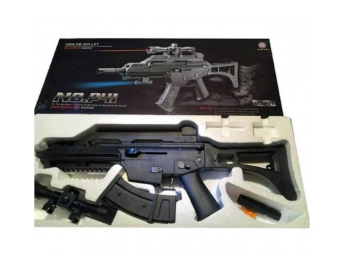 Іграшковий автомат на кульках з Лазерним прицілом та ліхтариком (41)