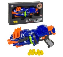 Бластер Blaze Storm с мягкими поролоновыми шариками 12 шт (7087)
