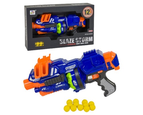 Бластер Blaze Storm с мягкими поролоновыми шариками 12 шт (7087)
