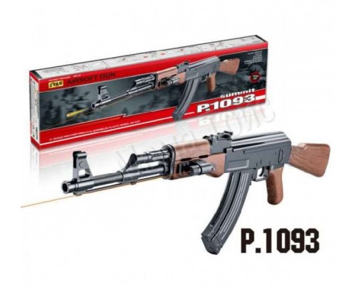 Игрушечный Автомат Калашникова на пульках с Лазерным прицелом 87 см (P.1093)