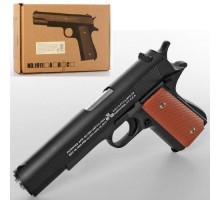 Игрушечный Пистолет на пульках, металл, 22 см (1911 В)