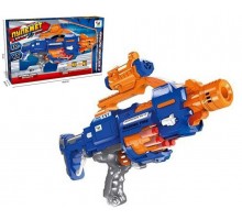 Игрушечный Пулемет Бластер (нерф) с мягкими пулями, 20 шт, на батарейках (7011)