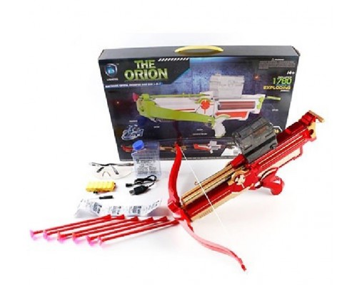 Игрушечный арбалет 2 в 1 Стрелы на присосках, водяные пули LS203-A