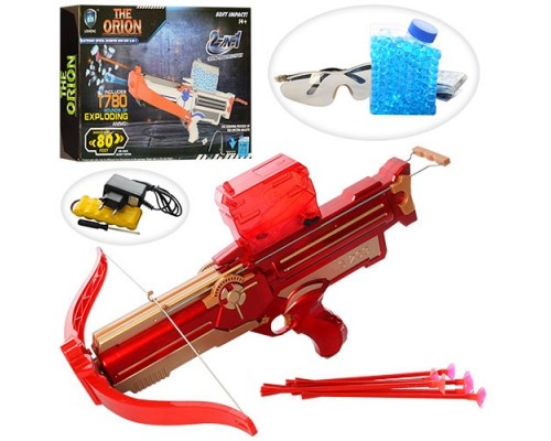 Игрушечный арбалет 2 в 1 Стрелы на присосках, водяные пули LS203-A