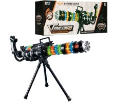 Игрушечный автомат пулемет с подставкой. Звук, свет, вибрация 56 см (595-9)