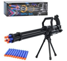 Игрушечный пулемет Пушка с мягкими пулями 10 шт. (5207A)