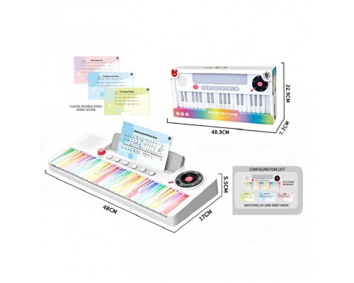Детское электронное пианино-синтезатор «Радуга» Rainbow Piano 286SY