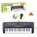 Дитяче піаніно синтезатор із мікрофоном, 31 клавіша, від мережі 48 см (331)