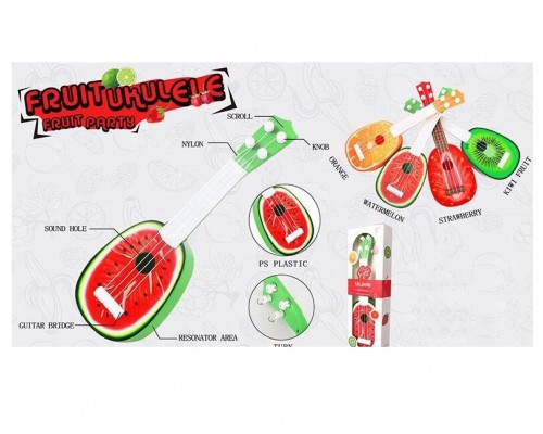 Детская игрушечная Гитара Фрукты (8822)