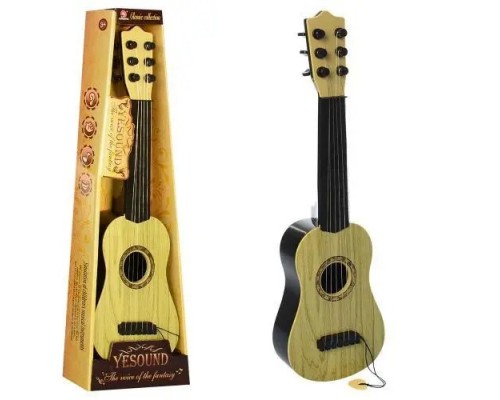 Детская игрушечная Гитара с медиатором 43 см