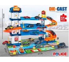 Гараж парковка с машинками 4 этажа (161)