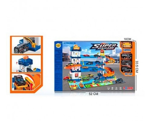 Гараж парковка с машинками 4 этажа (161)