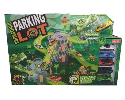 Парковка Трек із запуском Динозавр та 6 машинок (8863)