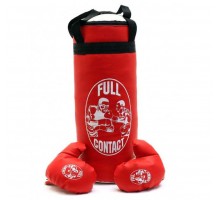 Детский набор Большой Бокс Груша и перчатки Full Contact (L-90-25-25)