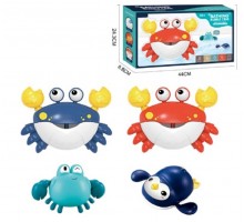 Игрушка для ванной Пенный Краб с заводными игрушками 2 шт (Q13Y)