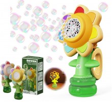 Игрушка для малышей Генератор мыльных пузырей Цветок, Звук, Свет (2405)