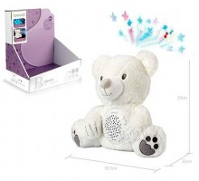 М'яка іграшка Ведмедик Музичний Нічник проектор (666-32)