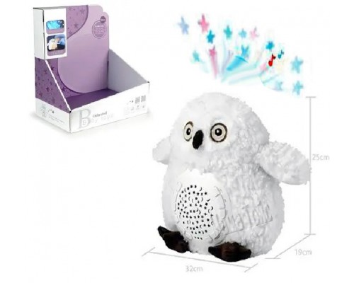 М'яка іграшка Ведмедик Музичний Нічник проектор (666-32)