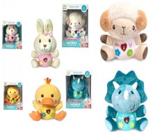 М'яка іграшка Нічник зі звуком та світлом Тваринки 4 види (88025)