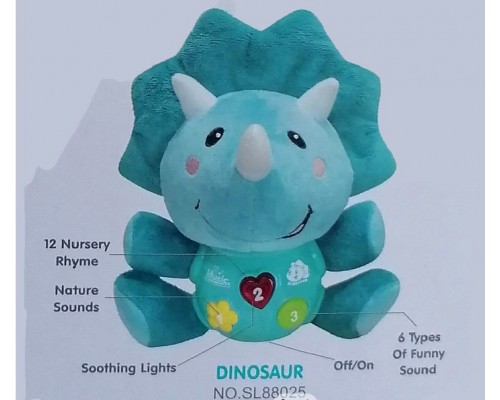 М'яка іграшка Нічник зі звуком та світлом Тваринки 4 види (88025)