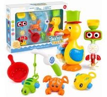 Игровой набор для ванной Уточка - мельница водопад и рыбалка (9602)