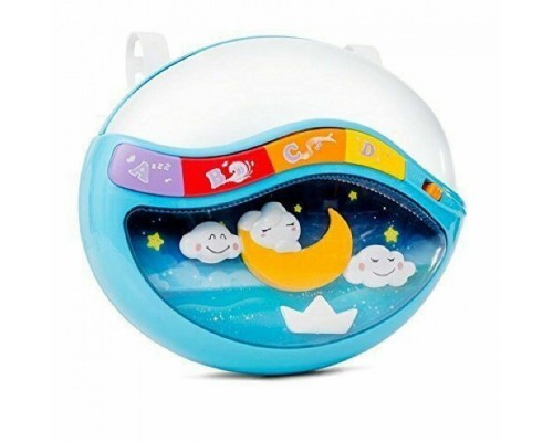 Дитячий музичний нічник Підвіска Зайчик на Місяці