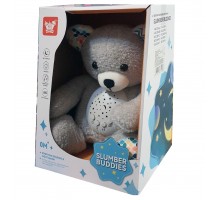 М'яка іграшка Ведмедик Музичний нічник з проектором