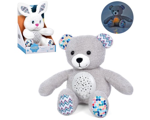 М'яка іграшка Музичний нічник проектор ведмедик - тваринки
