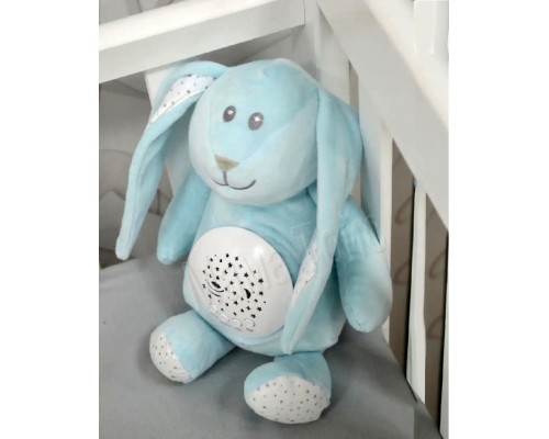 М'яка іграшка Заєць Музичний нічник з проектором