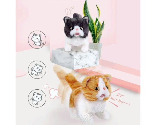 Інтерактивна м'яка іграшка Котик. Звук, Ходить (036-038)