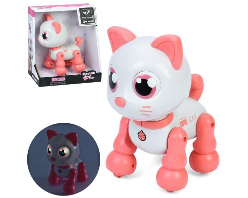 Интерактивная игрушка-питомец для детей. Ходит, сенсорная, Звук, Свет, 3 вида (01-04-05)