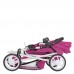 Коляска для ляльки із сумкою CARRELLO UNICO 9346 HOT PINK