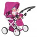 Коляска для ляльки із сумкою CARRELLO UNICO 9346 HOT PINK