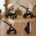 Коляска для кукол Трансформер 2 в 1 с сумкой Carrello Ultra CREAM 9696 Кремовая
