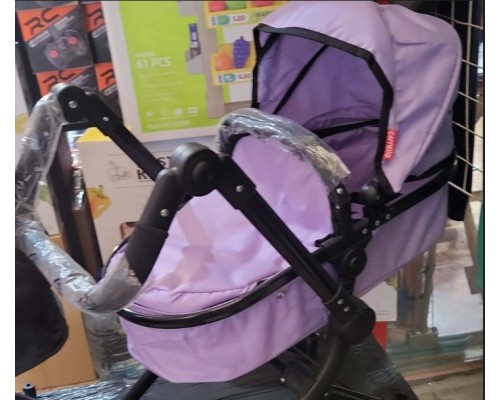 Коляска для ляльок 2 в 1 Трансформер із сумкою Carrello Alfa (9707)