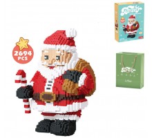 Новогодний конструктор Дед Мороз/Санта клаус, 2694 деталей (0106)