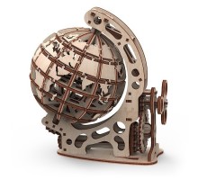 Деревянный 3D-конструктор Глобус с механизмом вращения (10203)