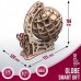 Деревянный 3D-конструктор Глобус с механизмом вращения (10203)
