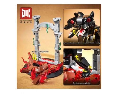 Конструктор Цербер - адская гончая 820 деталей, Подсветка (7044)