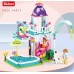 Конструктор Sluban Girls Dream Будинок Басейн Вечірка 230 деталей (0971)