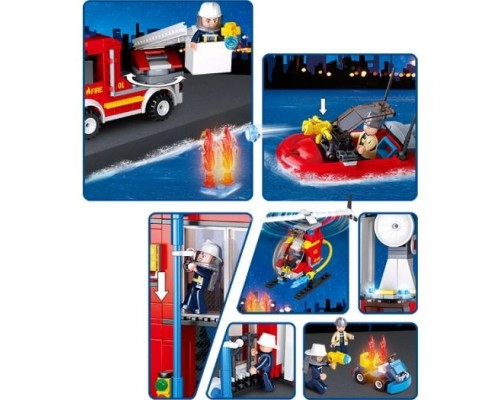 Конструктор Пожежна станція 612 деталей Sluban (0631)