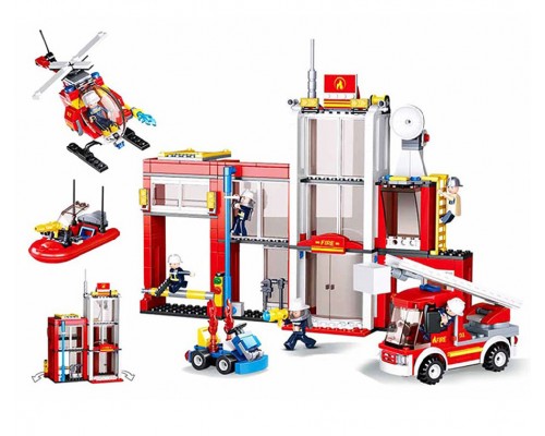 Конструктор Пожежна станція 612 деталей Sluban (0631)