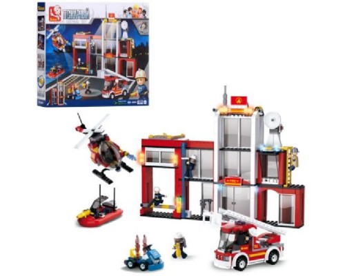 Конструктор Пожежна станція 612 деталей Sluban (0631)