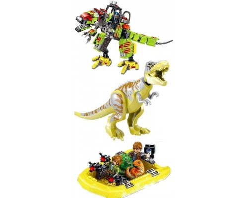 Конструктор Бой Тираннозавра и Робота-Динозавра 740 деталей Jurassic World (11337)