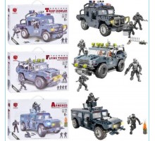 Конструктор військовий Джип S.W.A.T. 3 види 689/783/736 деталей (792)