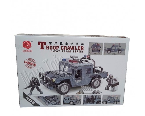 Конструктор военный Джип S.W.A.T. 3 вида 689/783/736 деталей (792)