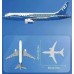Конструктор Boeing 787 Dreamliner 1353 детали - большая модель самолета 66 см с подставкой (80009)