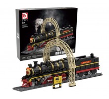 Конструктор «Leader Steam Locomotive» Поїзд, 1021 деталь – велика колекційна модель паровоза (80015)