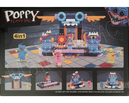 Конструктор Хагі Вагі та Кіссі Міссі 4 в 1 Poppy playtime 372 деталі (89201)